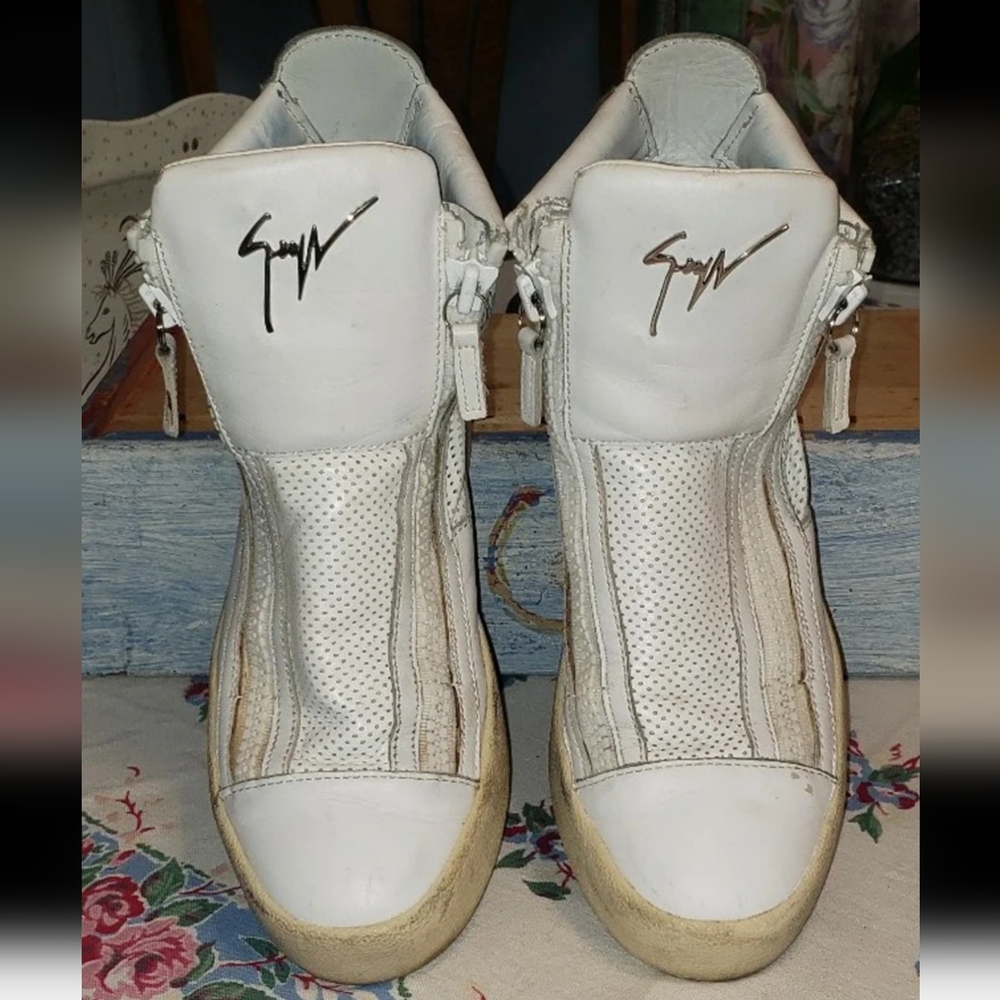 Giuseppe Zanotti High Top Designer Leather Sneakers